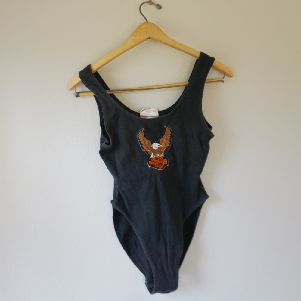 Vintage Harley Davidson bodysuit